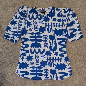 Nooworks Dutch Garden Puff Sleeve Top